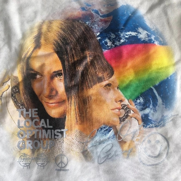 NWOT...RARE Madhappy Reversible 1-800-optimism 2018 Retro Rainbow Hoodie - Picture 5 of 16